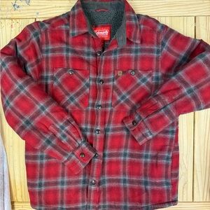 Colman Men’s button down fleece lined medium
